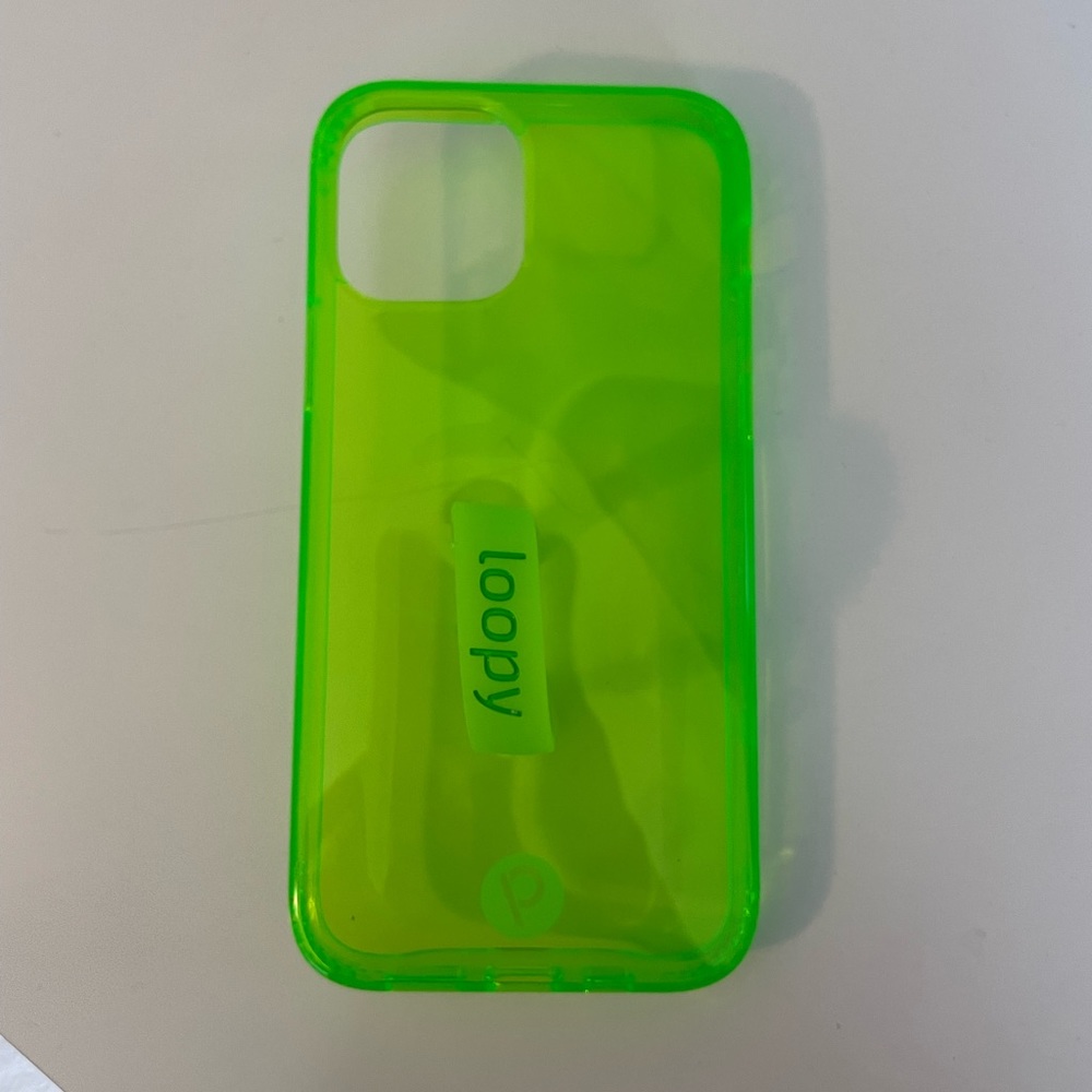 Loopy Case Neon Green iPhone 12